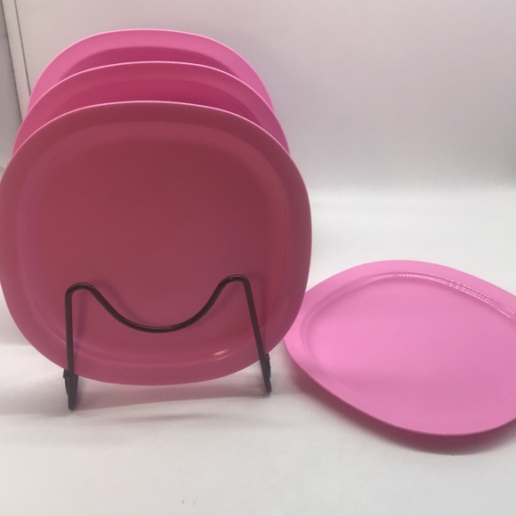 Tupperware Microwaveable Dessert Plate Set of 4 - Picture 6 of 13